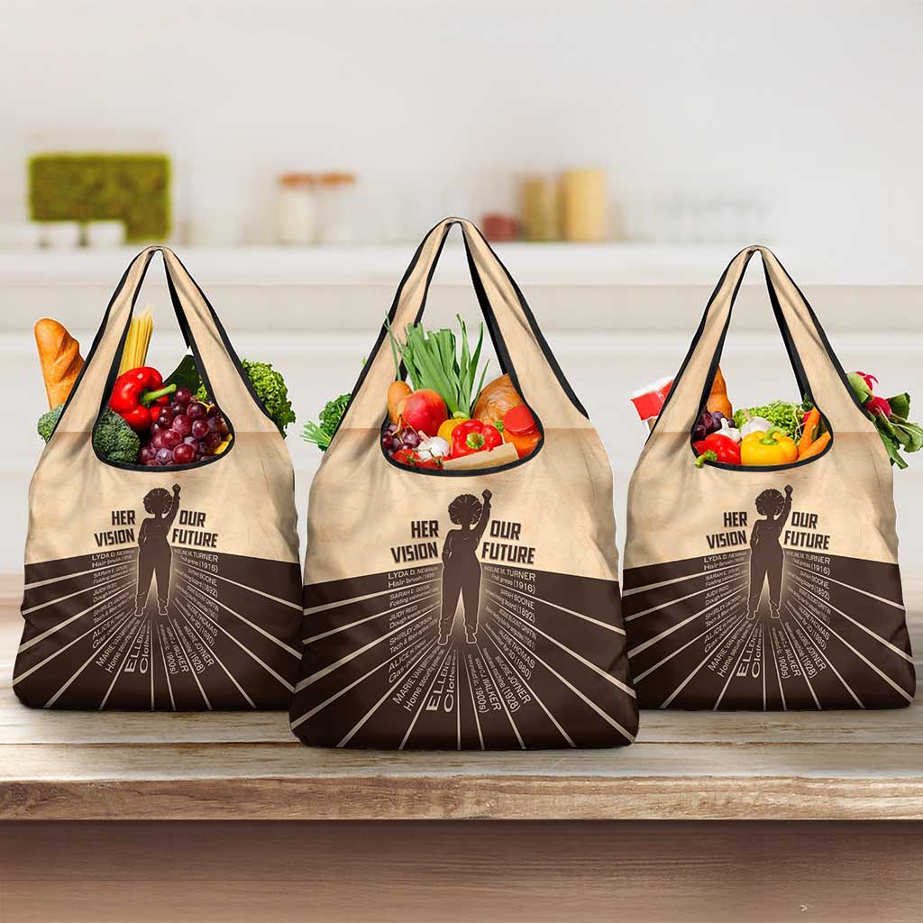 Her Vision Our Future Grocery Bag Influential Black Women Inventors and Pioneers - African Pride