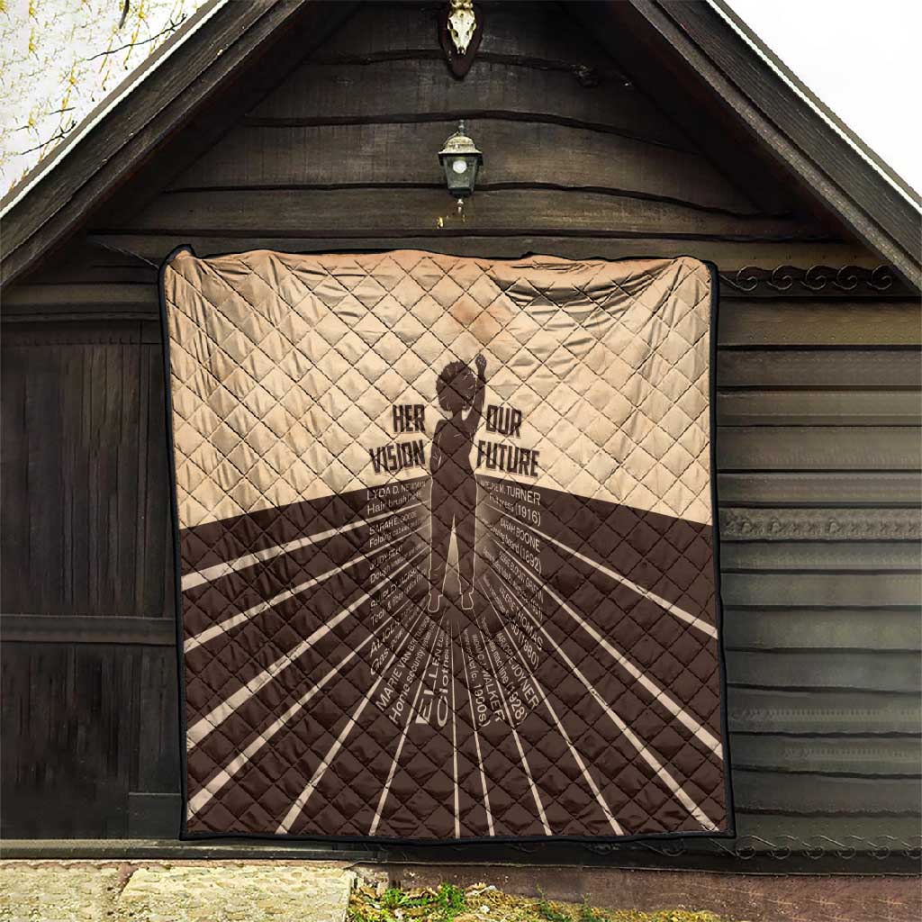 Her Vision Our Future Quilt Influential Black Women Inventors and Pioneers - African Pride