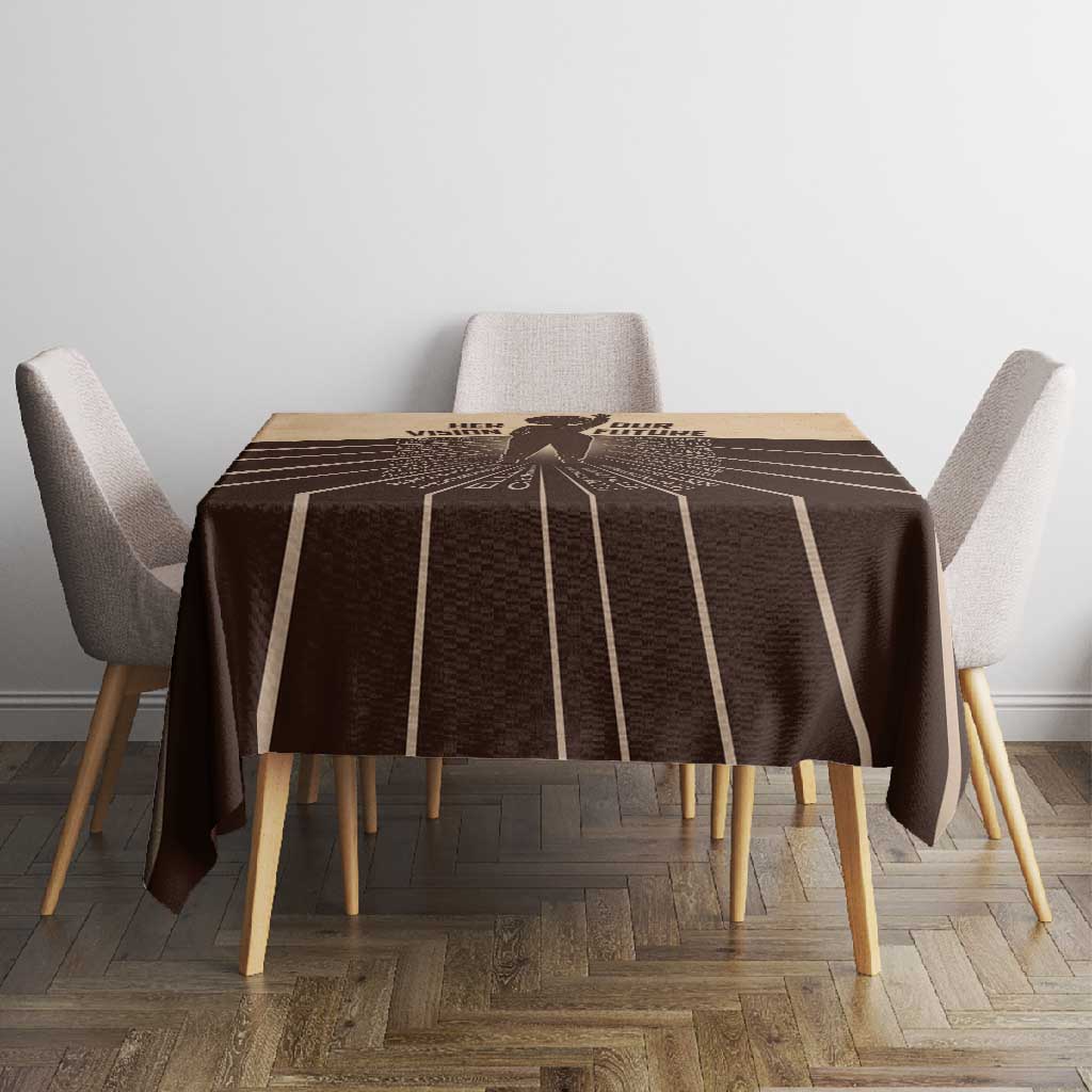 Her Vision Our Future Tablecloth Influential Black Women Inventors and Pioneers - African Pride