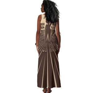 Her Vision Our Future Tank Maxi Dress Influential Black Women Inventors and Pioneers - African Pride