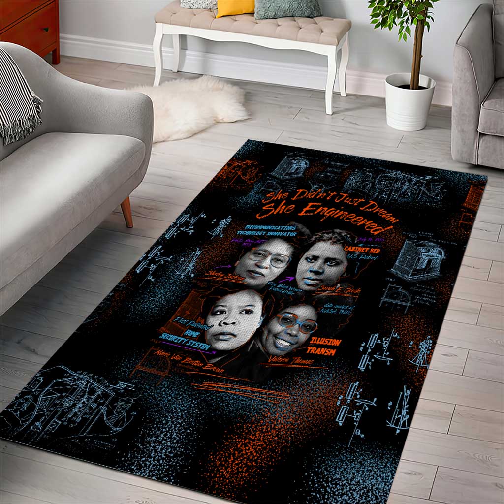She Didn't Just Dream She Engineered Area Rug Trailblazing Black Women Innovators - African Pride