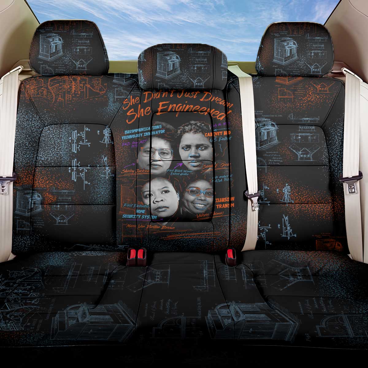 She Didn't Just Dream She Engineered Back Car Seat Cover Trailblazing Black Women Innovators - African Pride