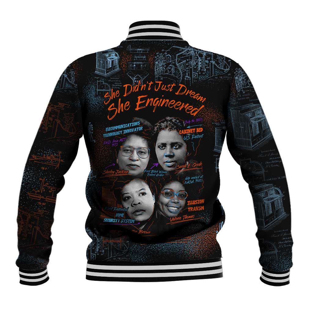 She Didn't Just Dream She Engineered Baseball Jacket Trailblazing Black Women Innovators - African Pride