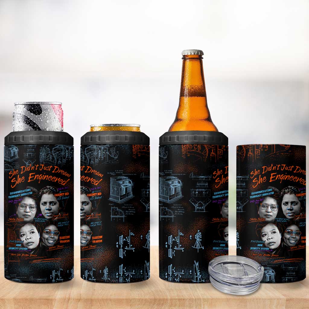 She Didn't Just Dream She Engineered 4 in 1 Can Cooler Tumbler Trailblazing Black Women Innovators - African Pride