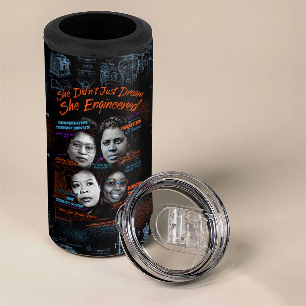 She Didn't Just Dream She Engineered 4 in 1 Can Cooler Tumbler Trailblazing Black Women Innovators - African Pride