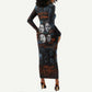 She Didn't Just Dream She Engineered Long Sleeve Bodycon Dress Trailblazing Black Women Innovators - African Pride