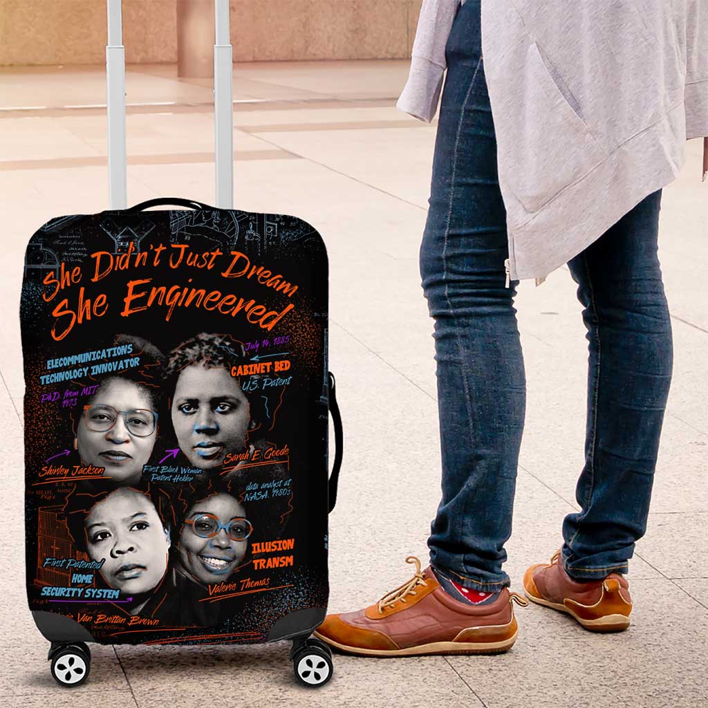 She Didn't Just Dream She Engineered Luggage Cover Trailblazing Black Women Innovators - African Pride