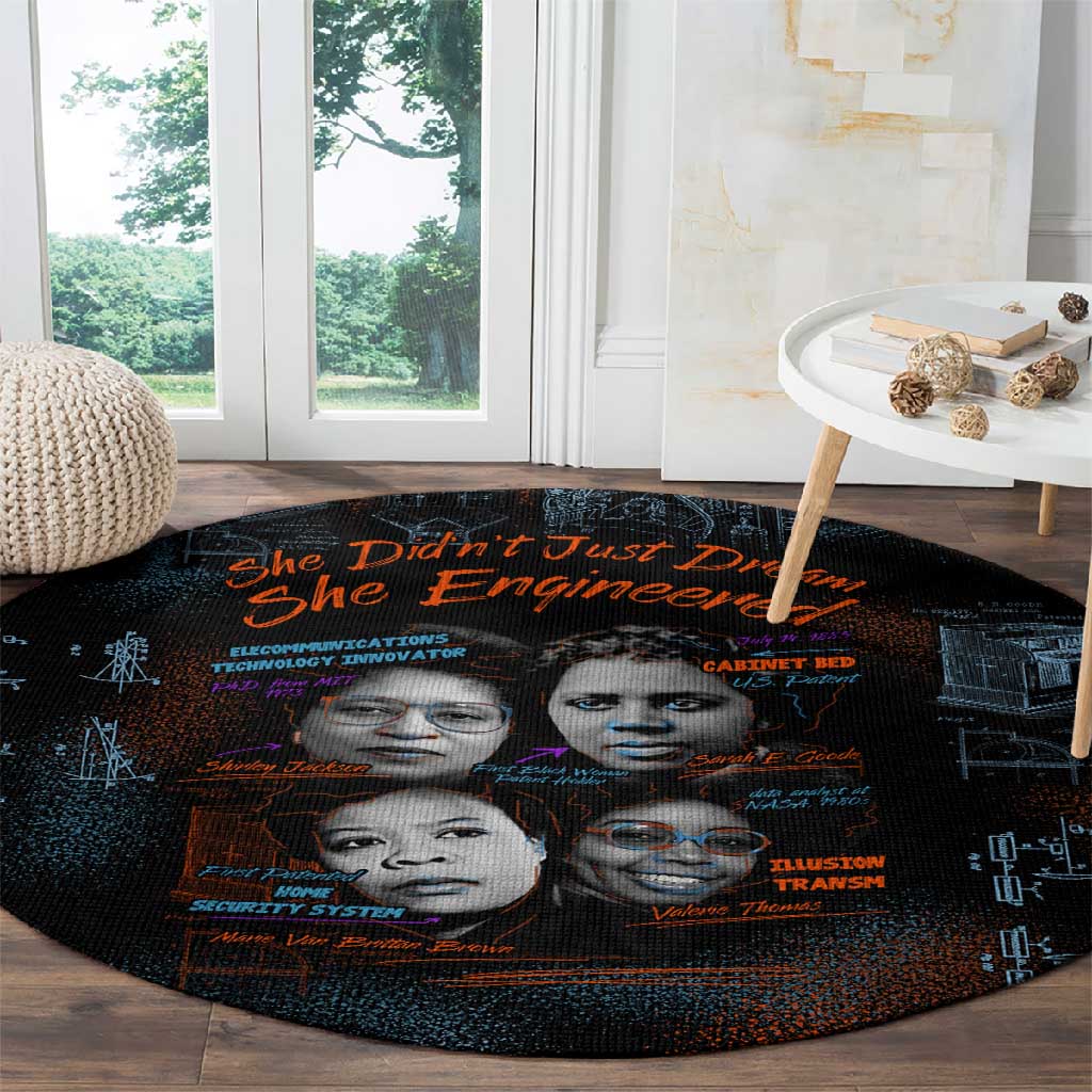 She Didn't Just Dream She Engineered Round Carpet Trailblazing Black Women Innovators - African Pride