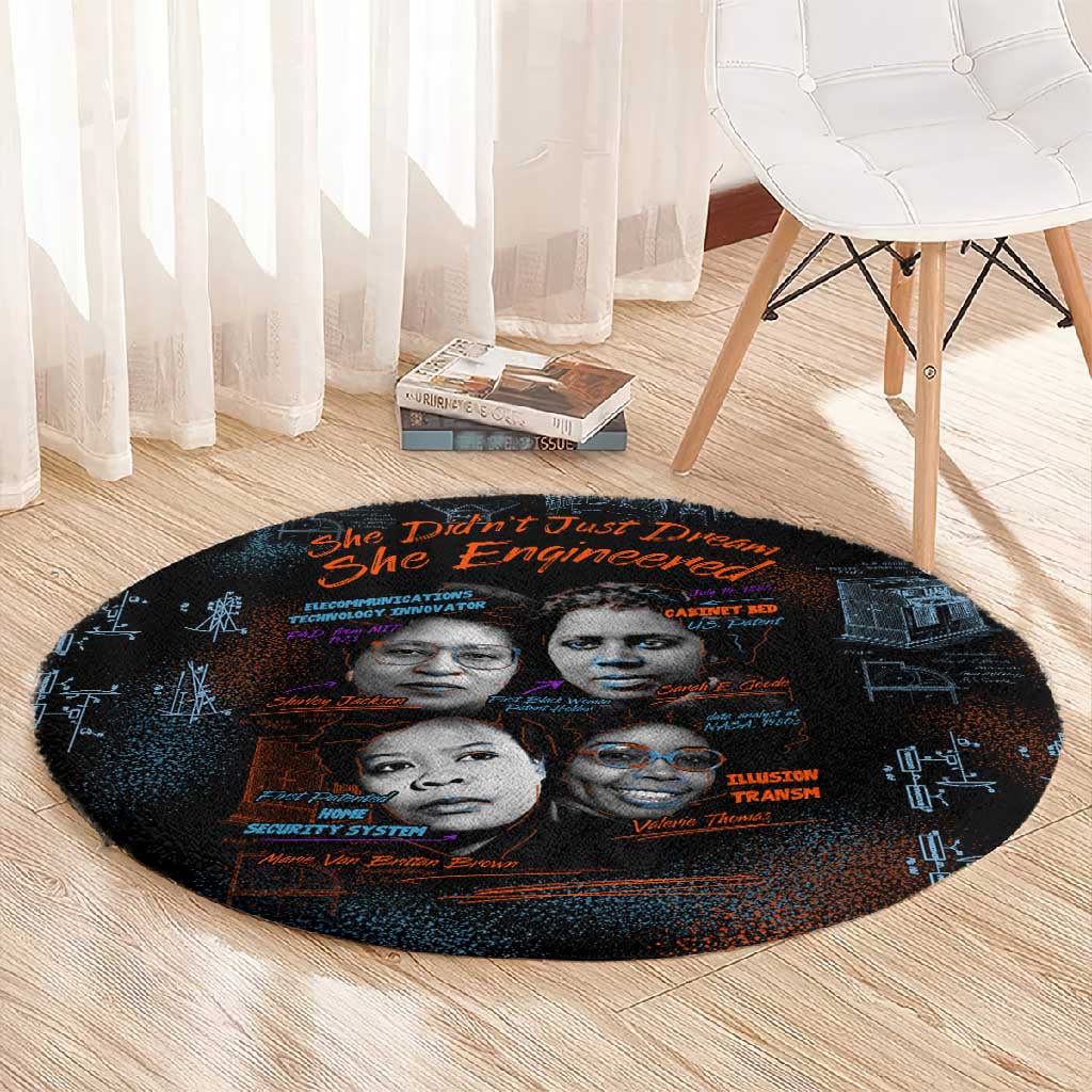 She Didn't Just Dream She Engineered Round Carpet Trailblazing Black Women Innovators - African Pride