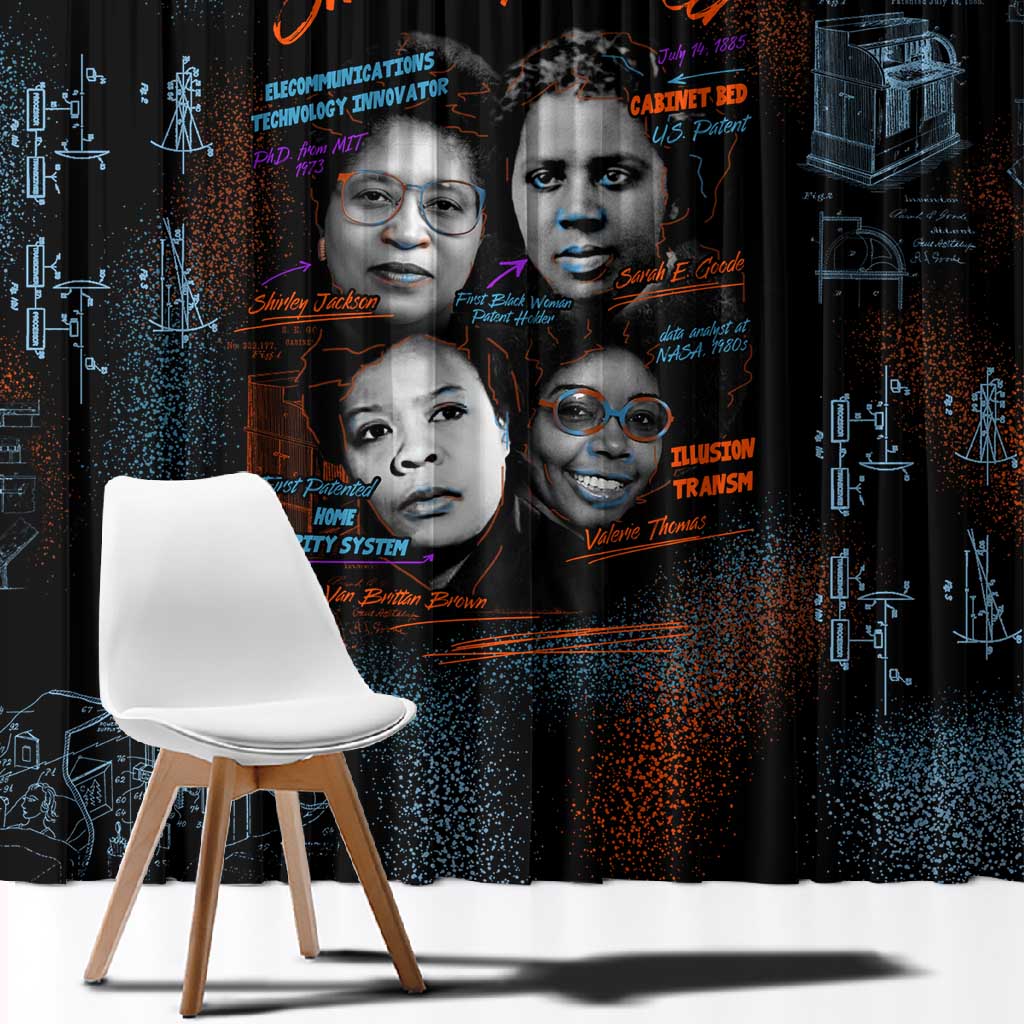 She Didn't Just Dream She Engineered Window Curtain Trailblazing Black Women Innovators - African Pride