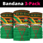 Burkina Faso Heritage Neck Gaiter Tribal Spears and National Emblem - African Pride