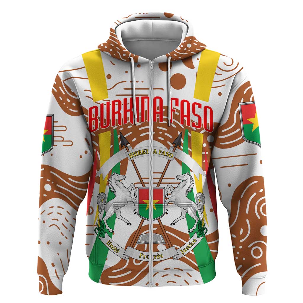 Burkina Faso Rising Horse Hoodie Golden Harvest and National Pride - African Pride