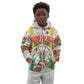 Burkina Faso Rising Horse Kid Hoodie Golden Harvest and National Pride - African Pride