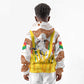 Burkina Faso Rising Horse Kid Hoodie Golden Harvest and National Pride - African Pride