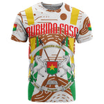 Burkina Faso Rising Horse T shirt Golden Harvest and National Pride - African Pride