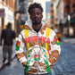 Burkina Faso Rising Horse Zip Hoodie Golden Harvest and National Pride - African Pride