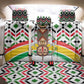 Burkina Faso Back Car Seat Cover Red Green Black Geometric - African Pride
