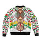 Burkina Faso Bomber Jacket Red Green Black Geometric - African Pride