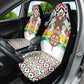 Burkina Faso Car Seat Cover Red Green Black Geometric - African Pride