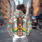 Burkina Faso Hoodie Red Green Black Geometric - African Pride