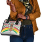 Burkina Faso Shoulder Handbag Red Green Black Geometric - African Pride