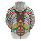 Burkina Faso Zip Hoodie Red Green Black Geometric - African Pride