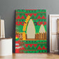 Burkina Faso Canvas Wall Art Tribal Design and Bobo Dioulasso Landmark - African Pride