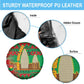 Burkina Faso Spare Tire Cover Tribal Design and Bobo Dioulasso Landmark - African Pride
