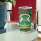 Burkina Faso Tumbler Cup Tribal Design and Bobo Dioulasso Landmark - African Pride