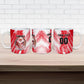 Personalized Tunisia Football Ceramic Mug Tunisian Flag Carthage Eagles Mascot Grunge Style