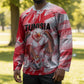 Personalized Tunisia Football Hockey Jersey Tunisian Flag Carthage Eagles Mascot Grunge Style