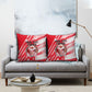 Personalized Tunisia Football Pillow Cover Tunisian Flag Carthage Eagles Mascot Grunge Style