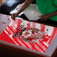 Personalized Tunisia Football Puzzle Tunisian Flag Carthage Eagles Mascot Grunge Style