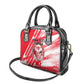 Personalized Tunisia Football Shoulder Handbag Tunisian Flag Carthage Eagles Mascot Grunge Style