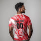 Personalized Tunisia Football T shirt Tunisian Flag Carthage Eagles Mascot Grunge Style