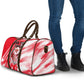 Personalized Tunisia Football Travel Bag Tunisian Flag Carthage Eagles Mascot Grunge Style
