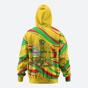 Mali Independence Day Hoodie Traditional West African Cultural Pride Flag Colors