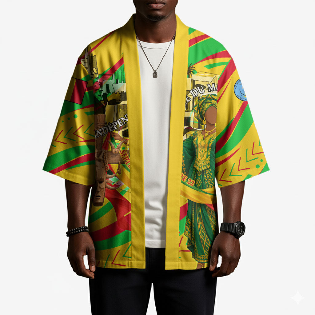 Mali Independence Day Kimono Traditional West African Cultural Pride Flag Colors