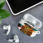 Personalized 80th Birthday African Safari AirPods Case Sunset Savanna Landscape Heritage Wildlife Art