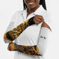 Personalized 80th Birthday African Safari Arm Sleeves Sunset Savanna Landscape Heritage Wildlife Art