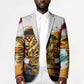 Personalized 80th Birthday African Safari Blazer Sunset Savanna Landscape Heritage Wildlife Art