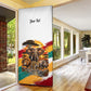 Personalized 80th Birthday African Safari Door Cover Sunset Savanna Landscape Heritage Wildlife Art