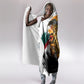 Personalized 80th Birthday African Safari Hooded Blanket Sunset Savanna Landscape Heritage Wildlife Art