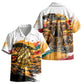 Personalized 80th Birthday African Safari Kid Hawaiian Shirt Sunset Savanna Landscape Heritage Wildlife Art