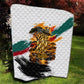 Personalized 80th Birthday African Safari Quilt Sunset Savanna Landscape Heritage Wildlife Art
