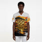 Personalized 80th Birthday African Safari Scrub Top Sunset Savanna Landscape Heritage Wildlife Art