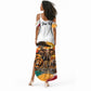 Personalized 80th Birthday African Safari Summer Maxi Dress Sunset Savanna Landscape Heritage Wildlife Art