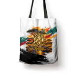 Personalized 80th Birthday African Safari Tote Bag Sunset Savanna Landscape Heritage Wildlife Art