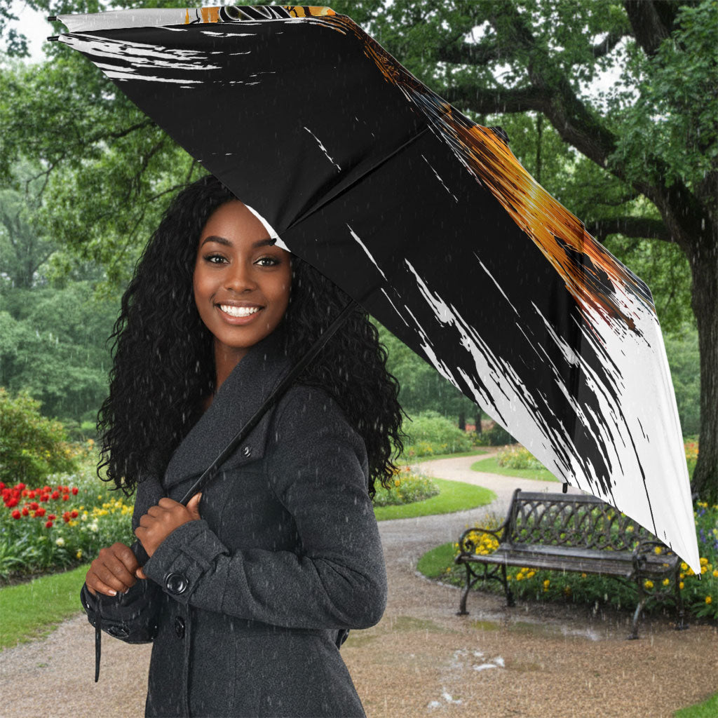 Personalized 80th Birthday African Safari Umbrella Sunset Savanna Landscape Heritage Wildlife Art
