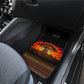 Personalized 80th Birthday Baobab Tree Car Mats African Sunset Savanna Silhouette Tribal Heritage Art